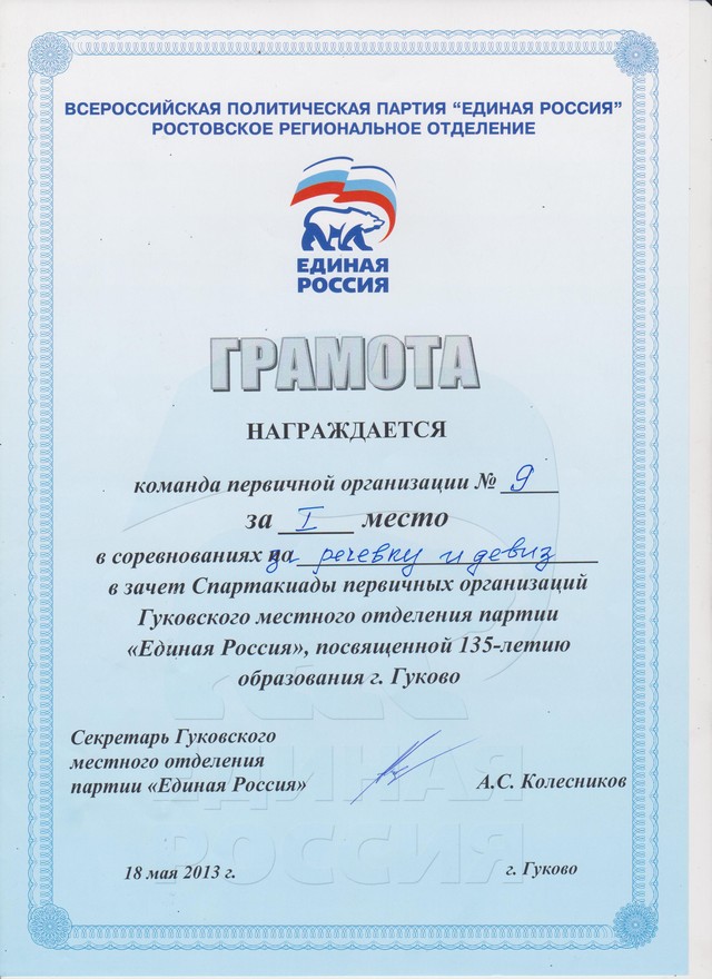 Наши награды